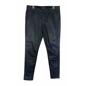 Lauren‎ Ralph Lauren Black brushed Jeans Sz 12 LRL Jeans Co dark wash